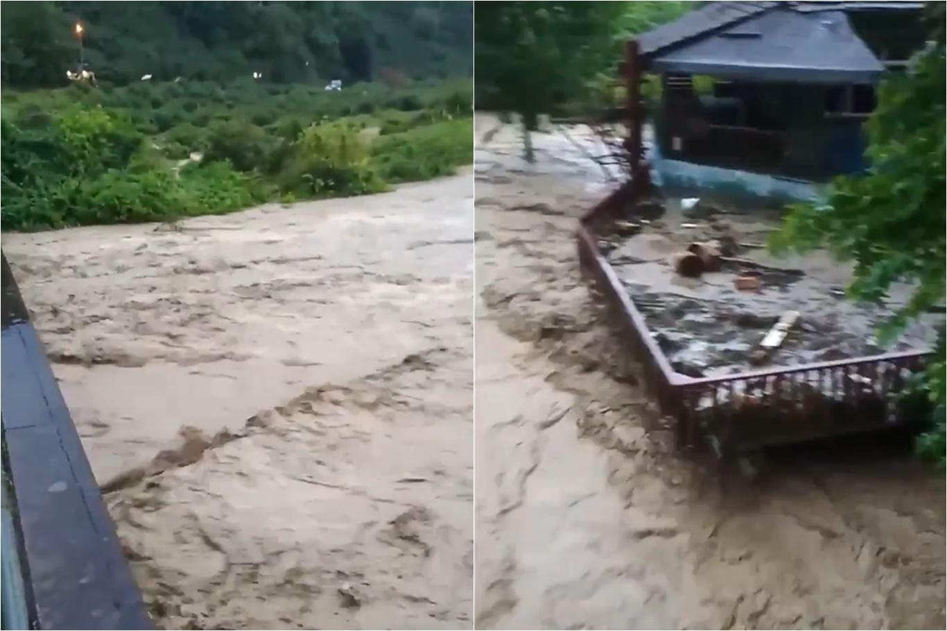 Düzce'de heyelan: 10 kişi mahsur kaldı Düzce'de heyelan: 10 kişi mahsur kaldı